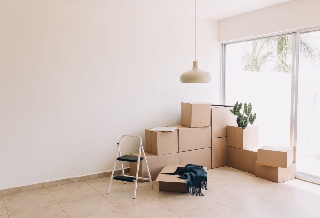 Moving House Boxes - Blue Box Storage