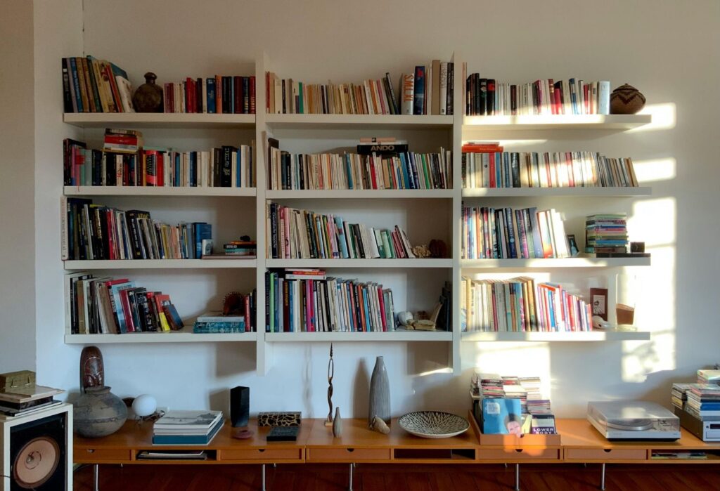 Books on a Bookcase