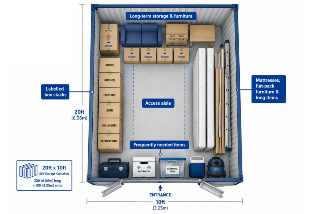 How to pack a storage unit